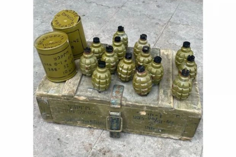 Xankəndidə avtomat və qumbaralar aşkarlanıb