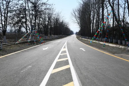 Tovuzda avtomobil yolu yenidən qurulub