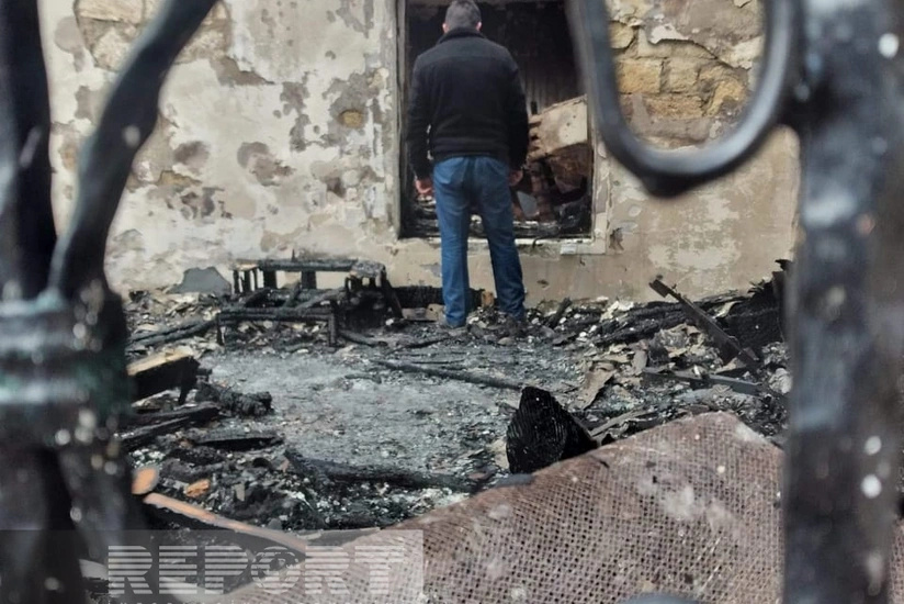 Goranboyda ev yanıb, ölən var