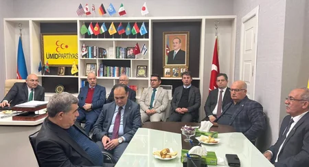 Güney Azərbaycan Keçici Milli Məclisinin Təşkilat Komitəsinin üzvləri Bakıya gəlib