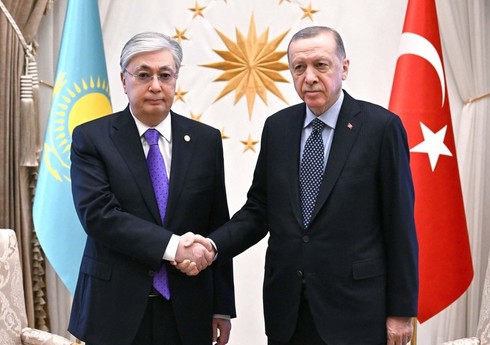 Türkiyə və Qazaxıstan liderlərləri ikitərəfli məsələləri müzakirə ediblər