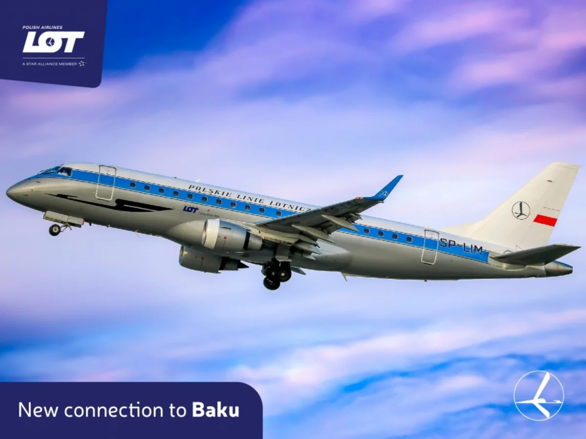 Polşanın “LOT” aviaşirkəti Varşavadan Bakıya birbaşa reyslərə başlayacaq