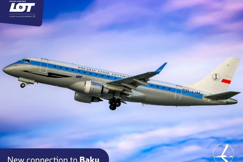 Polşanın “LOT” aviaşirkəti Varşavadan Bakıya birbaşa reyslərə başlayacaq