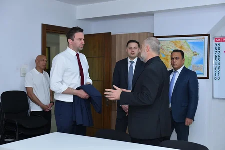 Azərbaycan Voleybol Federasiyası və CEV rəsmiləri milli üzvləri ilə görüşüblər