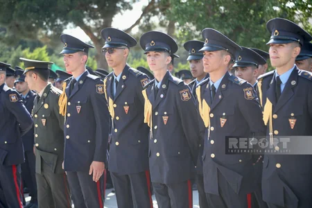 Cəmşid Naxçıvanski adına Hərbi Liseydə kursantların növbəti buraxılış mərasimi olub