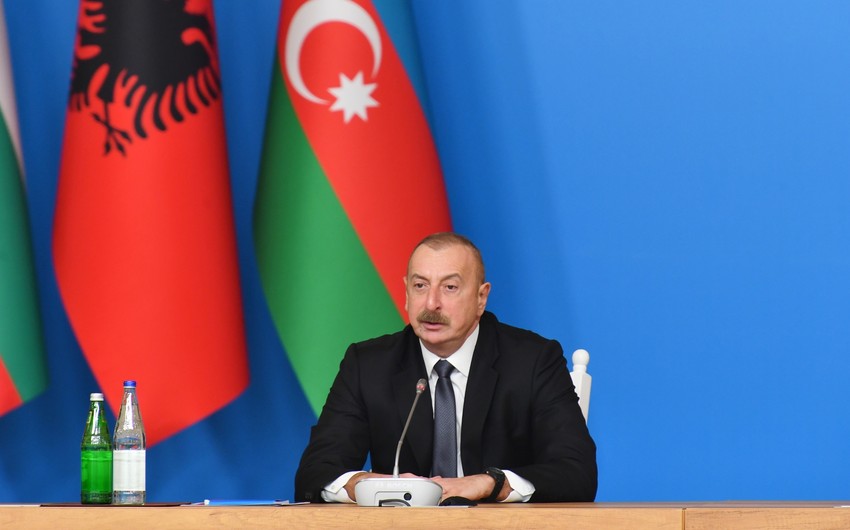 Azərbaycan Prezidenti: Biz artıq Cənub Qaz Dəhlizinin genişləndirilməsi haqqında danışırıq