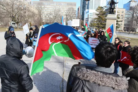 Kanadada Xocalı soyqırımının 24-cü ildönümü ilə əlaqədar mitinq keçirilib