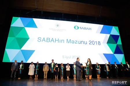 Bakı Konqres Mərkəzində “SABAHın məzunu” mərasimi keçirilib