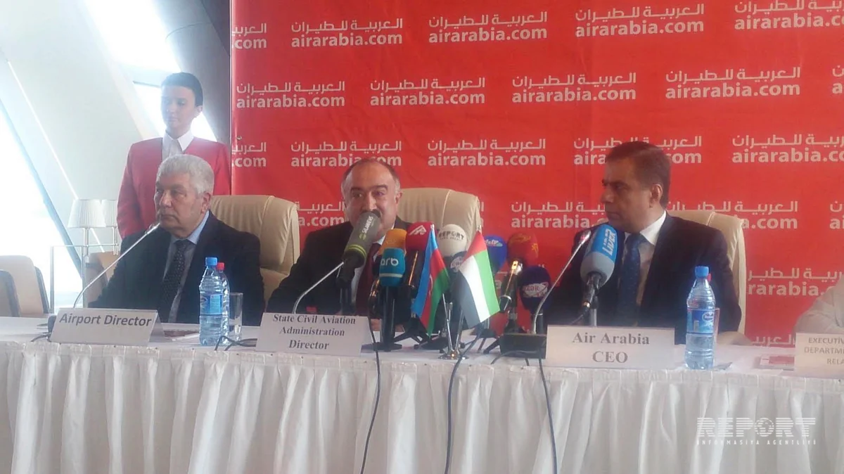 “Air Arabia” aviaşirkəti Şarja-Bakı marşrutu ilə ilk reysini həyata keçirib