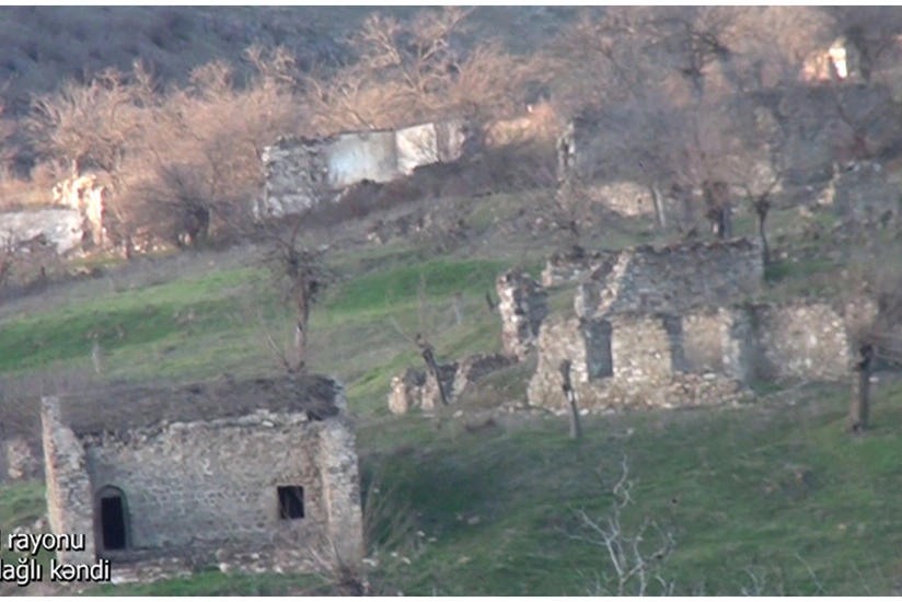 Video footage from liberated Garadaghli village of Fuzuli
