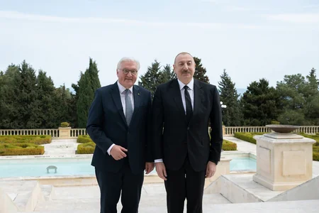 Azərbaycan və Almaniya prezidentləri mətbuata bəyanatlarla çıxış ediblər - YENİLƏNİB-2