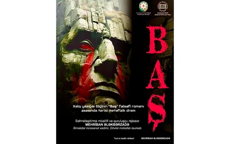 Elçinin “Baş” romanı əsasında hazırlanan eyniadlı tamaşaya ictimai baxış keçirilib