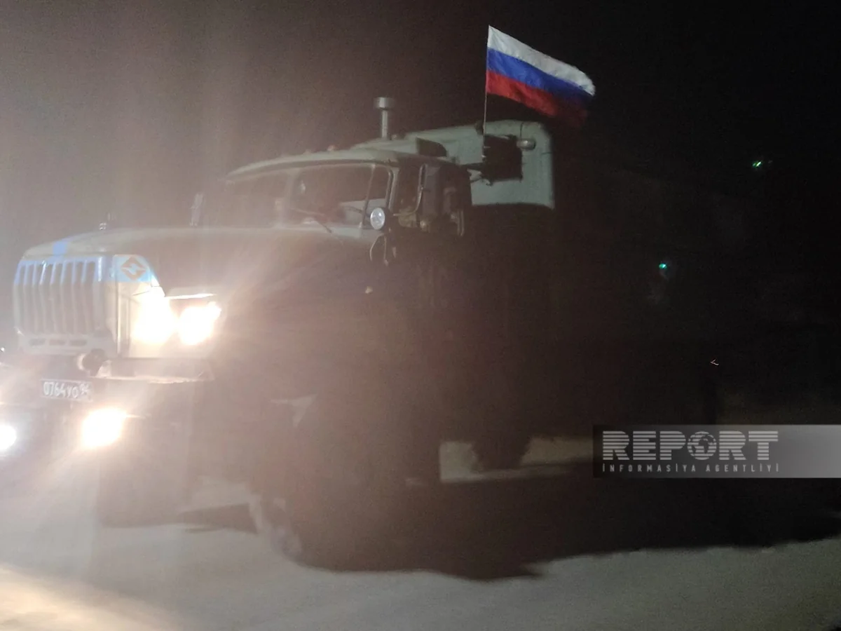 Bu gün Xankəndi-Laçın yolunda sülhməramlılara məxsus 74 avtomobil maneəsiz keçib - YENİLƏNİB-8