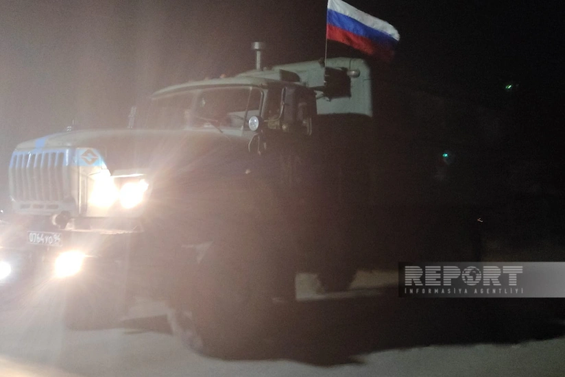 Bu gün Xankəndi-Laçın yolunda sülhməramlılara məxsus 74 avtomobil maneəsiz keçib - YENİLƏNİB-8