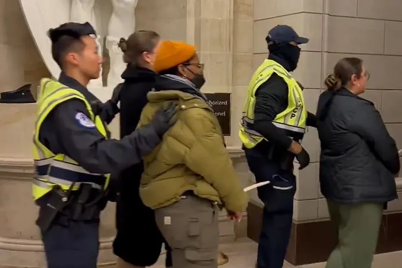 Capitol Police arrest 60 anti-Israel activists for illegally protesting inside rotunda