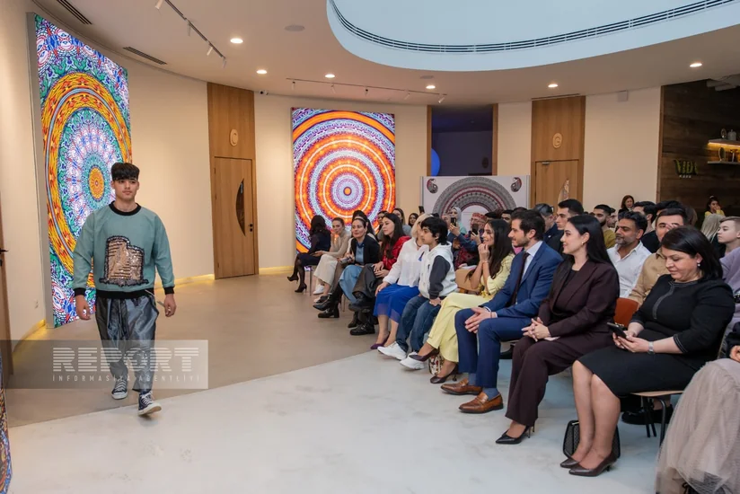 Students of boarding school present their works at Nine Senses Center