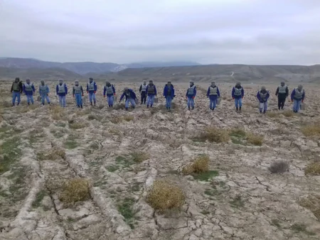 Xızıda 1461 ədəd partlamamış hərbi sursat aşkar edilib