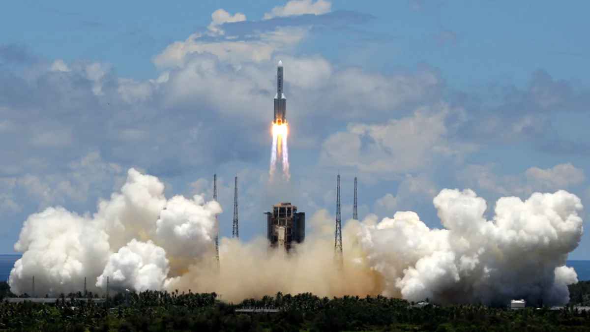 Çinin kosmik raketinin qırıntılarının düşdüyü yer açıqlanıb