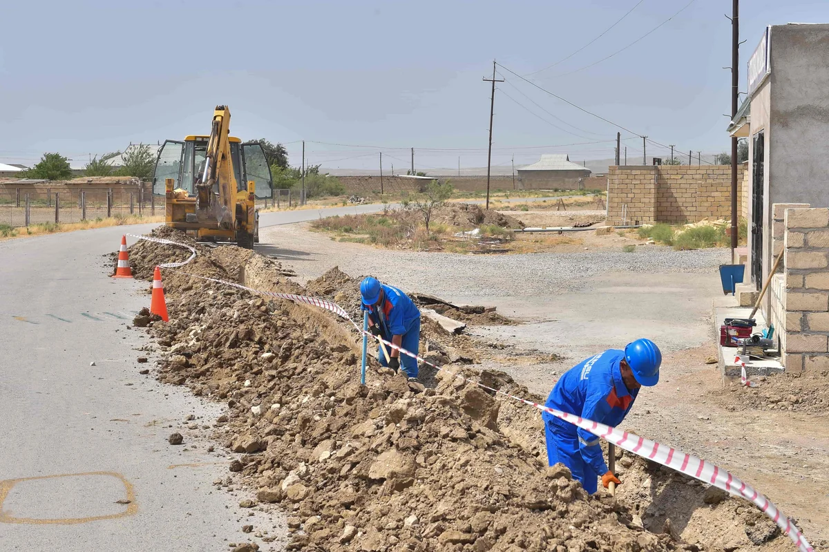 Hacıqabulun Qızılburun və Qarasu kəndlərinin su təchizatı yaxşılaşdırılır