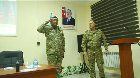 Laçında yerləşən hərbi hissələrin döyüş hazırlığı yoxlanılıb