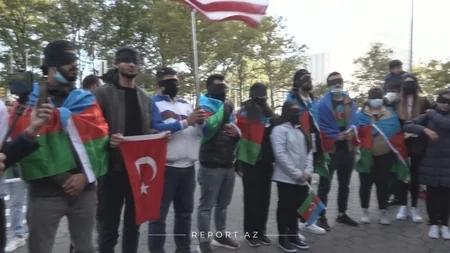 Azerbaijani youth holds protest rally in New York