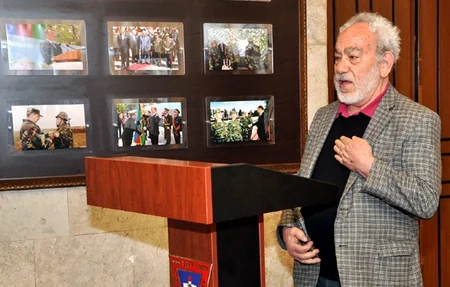 ​Cəmşid Naxçıvanski adına Hərbi Liseydə rəsm sərgisi keçirilib