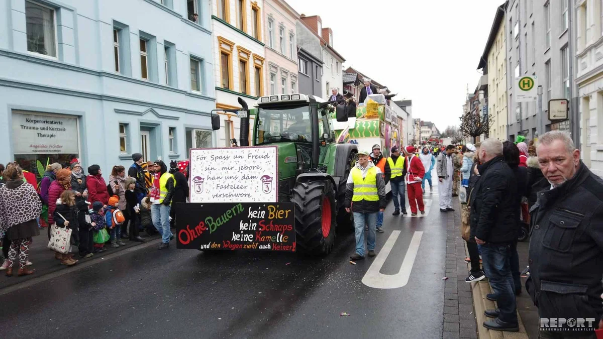 Almaniyada 197 illik karnaval: “Rosenmontag” - FOTO - VİDEO