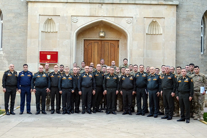 Hərbi İdarəetmə İnstitutunda buraxılış mərasimi keçirilib