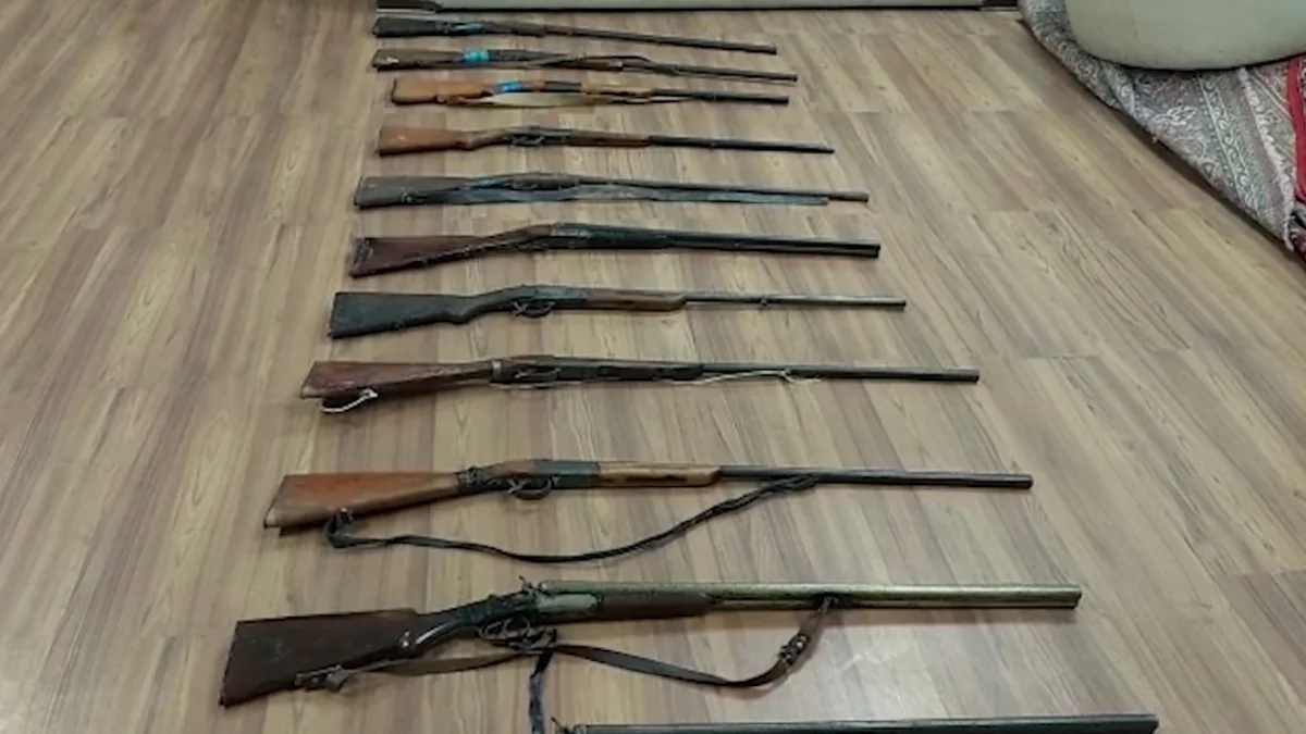 Şəmkirdə yanvar ayı ərzində 25 ədəd odlu silah aşkarlanaraq götürülüb