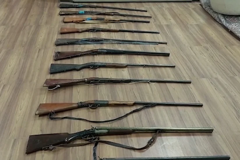 Şəmkirdə yanvar ayı ərzində 25 ədəd odlu silah aşkarlanaraq götürülüb