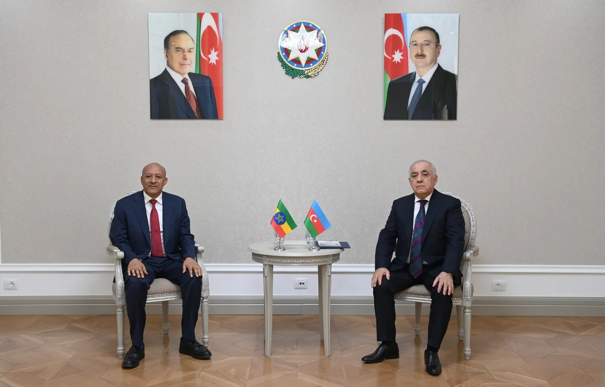 Əli Əsədov Efiopiya Baş nazirinin müavini ilə ikitərəfli əməkdaşlığı müzakirə edib