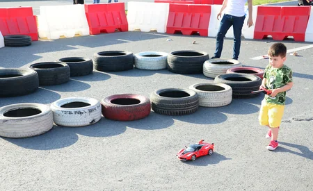 Heydər Əliyev Mərkəzinin parkında Uşaq festivalı keçirilib