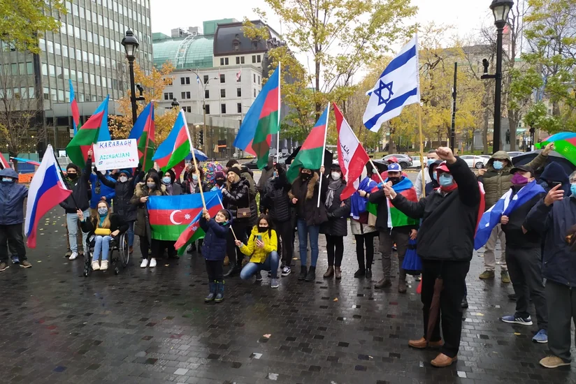 Monrealda erməni terroruna etiraz edilib