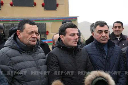 Tombstone monument for martyred journalist Maharram Ibrahimov unveiled