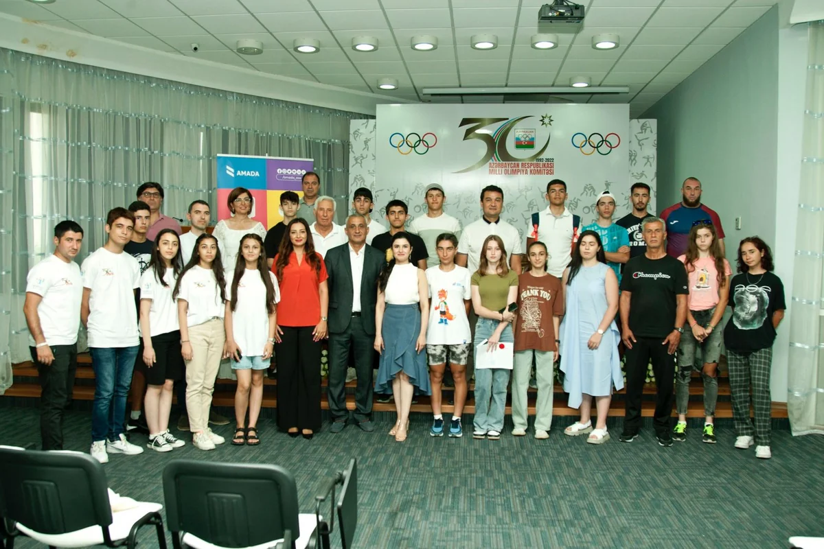 MOK-da Avropa Yeniyetmələrinin XVI Yay Olimpiya Festivalı iştirakçıları ilə görüş keçirilib