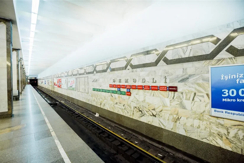 Metronun Əhmədli stansiyasında tüstülənmə baş verib
