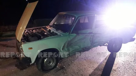 Kürdəmirdə ağır yol qəzası, xəsarət alan var