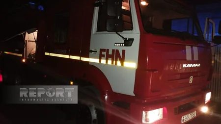 Kürdəmirdə üç ailənin yaşadığı evdə yanğın olub