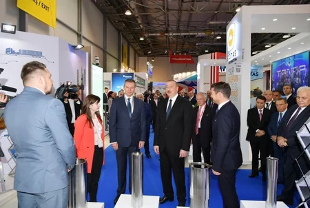 Prezident İlham Əliyev XXVI Beynəlxalq “Xəzər Neft və Qaz-2019” sərgi və konfransının açılışında iştirak edib - YENİLƏNİB