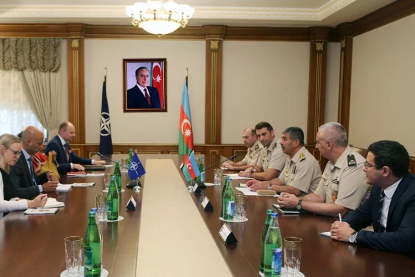 Zakir Həsənov NATO baş katibinin xüsusi nümayəndəsi ilə görüşüb