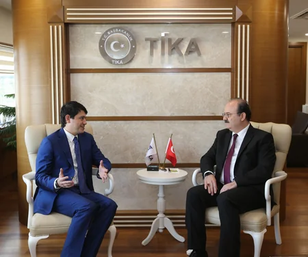 Fuad Muradov Türkiyə Prezidentinin baş müşaviri ilə görüşüb