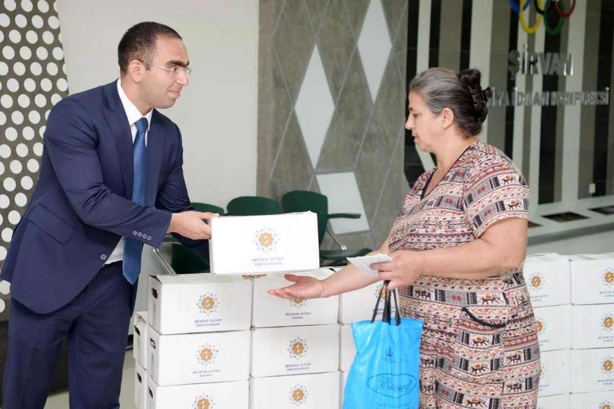 Heydər Əliyev Fondu tərəfindən aztəminatlı ailələrə qurban paylarının verilməsi başa çatıb