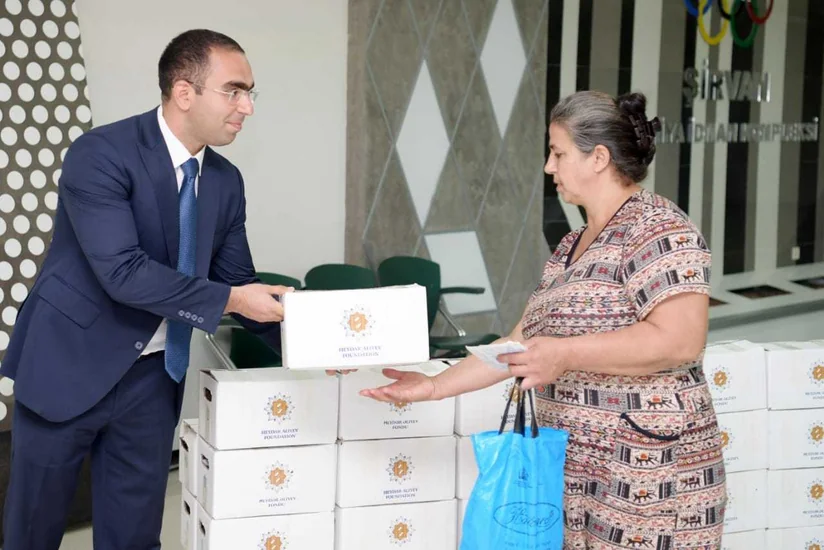 Heydər Əliyev Fondu tərəfindən aztəminatlı ailələrə qurban paylarının verilməsi başa çatıb