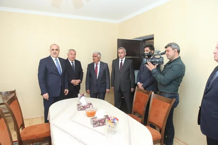 Füzuli rayonunda Qarabağ müharibəsi əlilləri yeni fərdi yaşayış evləri ilə təmin edilib