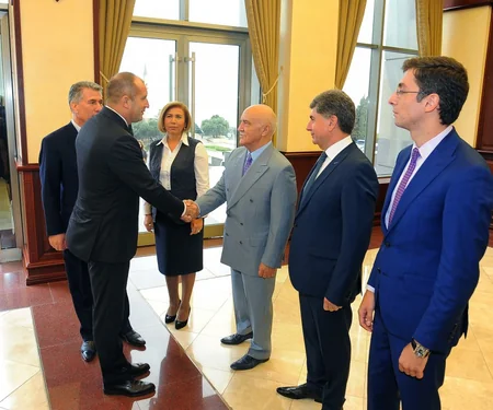 Bolqarıstan prezidenti Milli Məclisdə olub