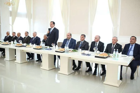 Gəncədə şəhid İnqilab Quliyevin il mərasimi keçirilib
