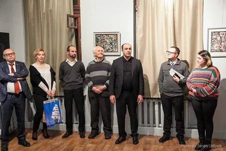 Ukraynada azərbaycanlı rəssamın sərgisi keçirilib - FOTO