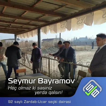 Deputatlığa namizəd Seymur Bayramov görüşlərini davam etdirir - VİDEO