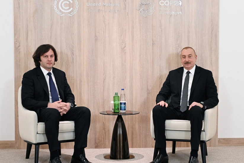 İlham Əliyev Gürcüstanın Baş naziri ilə görüşüb - YENİLƏNİB