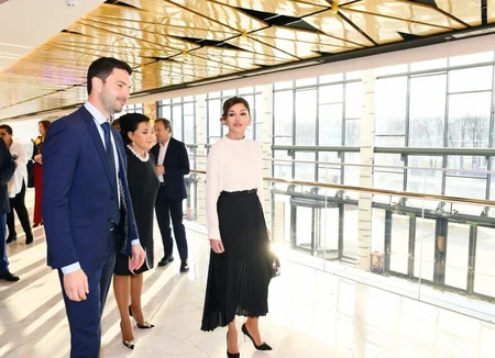 First Vice-President Mehriban Aliyeva visited Gymnastics Center in Luzhniki Olympic Complex